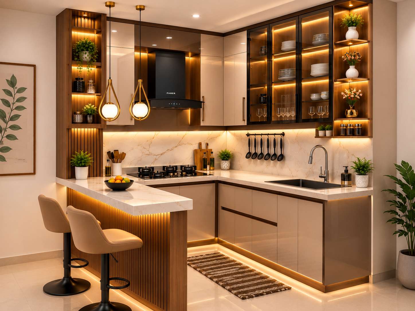 Concealed, handleless joinery