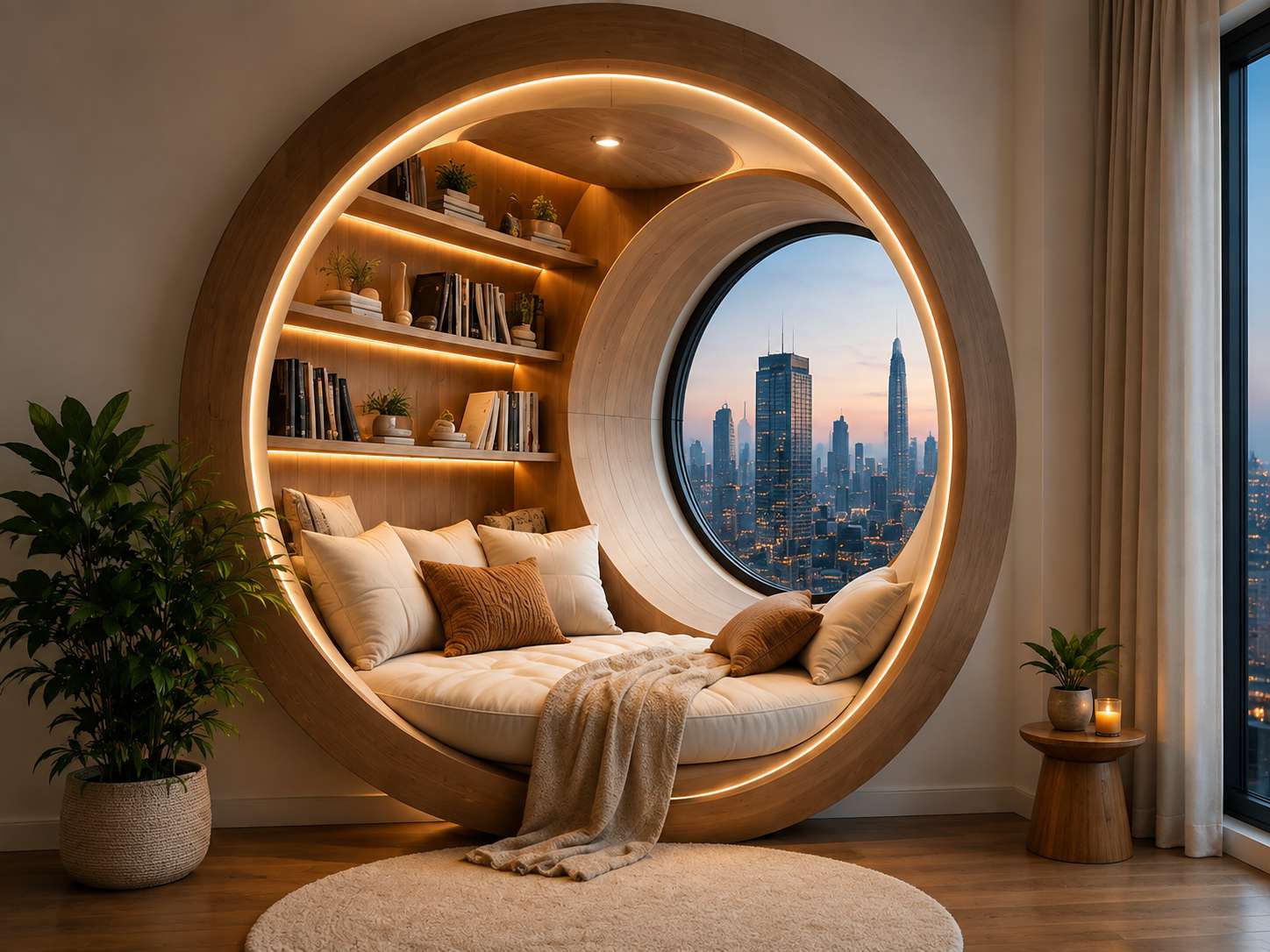Floor-to-ceiling storage walls
